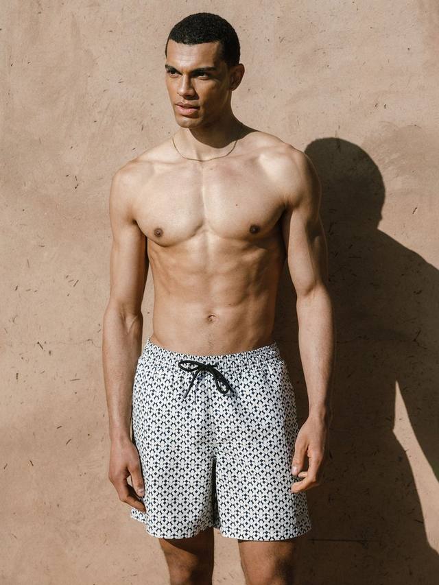 

Плавки с геометрическим принтом Chelsea Peers, Black/Multi