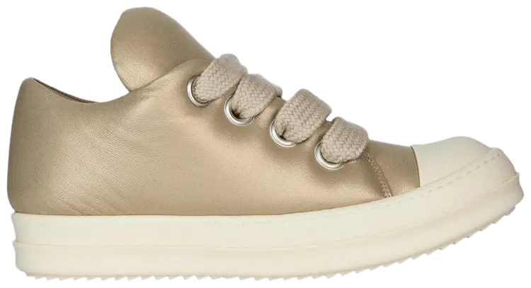 Кроссовки Rick Owens Wmns Hollywood Runaway Jumbo Laced Low 'Gold', золотой