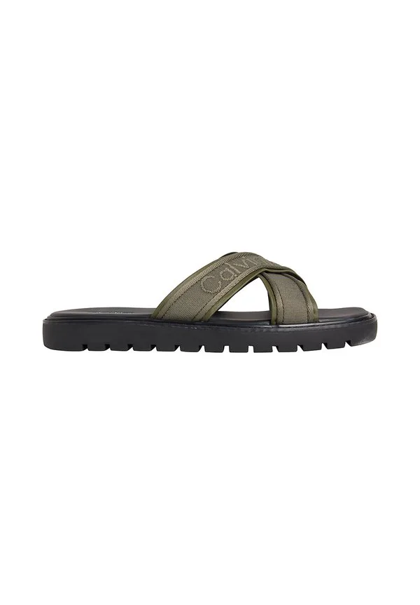 Легкие мюли с логотипом luxor Calvin Klein, Deep Lichen Green Black