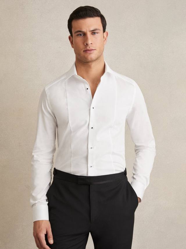 

Футболка Marcel Cotton Regular Fit Textured Reiss, White