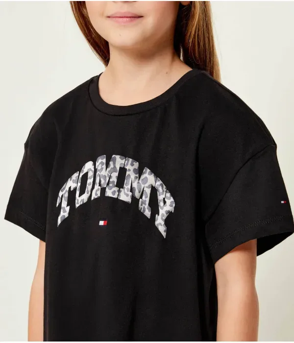 Футболка университетской формы loose fit Tommy Hilfiger, черный — фото 4