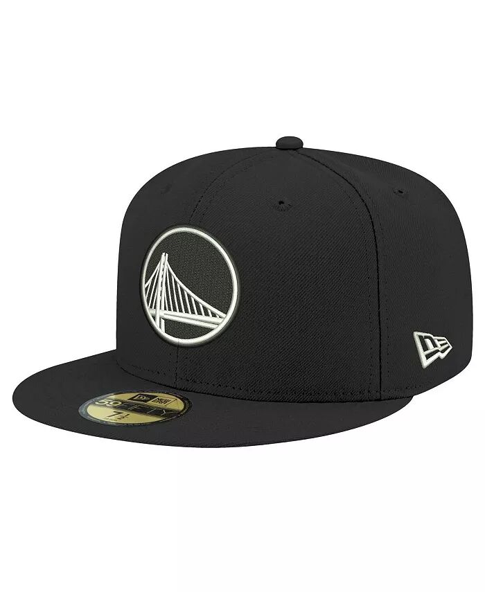 

Мужская черная бейсболка Golden State Warriors Black and White 59FIFTY Fitted Hat New Era