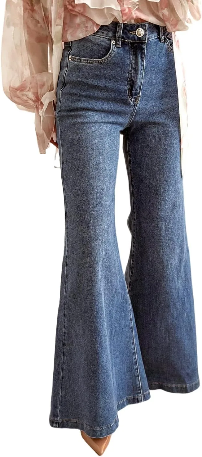 

SELINK Casual High Waisted Jeans для женщин
