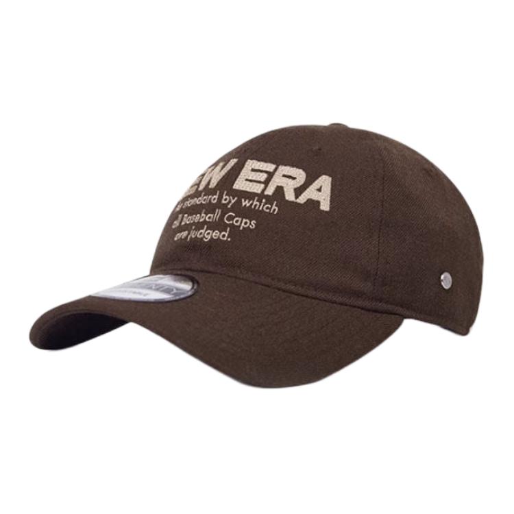 

New Era Бейсболка из овечьей шерсти унисекс коричневая, Brown