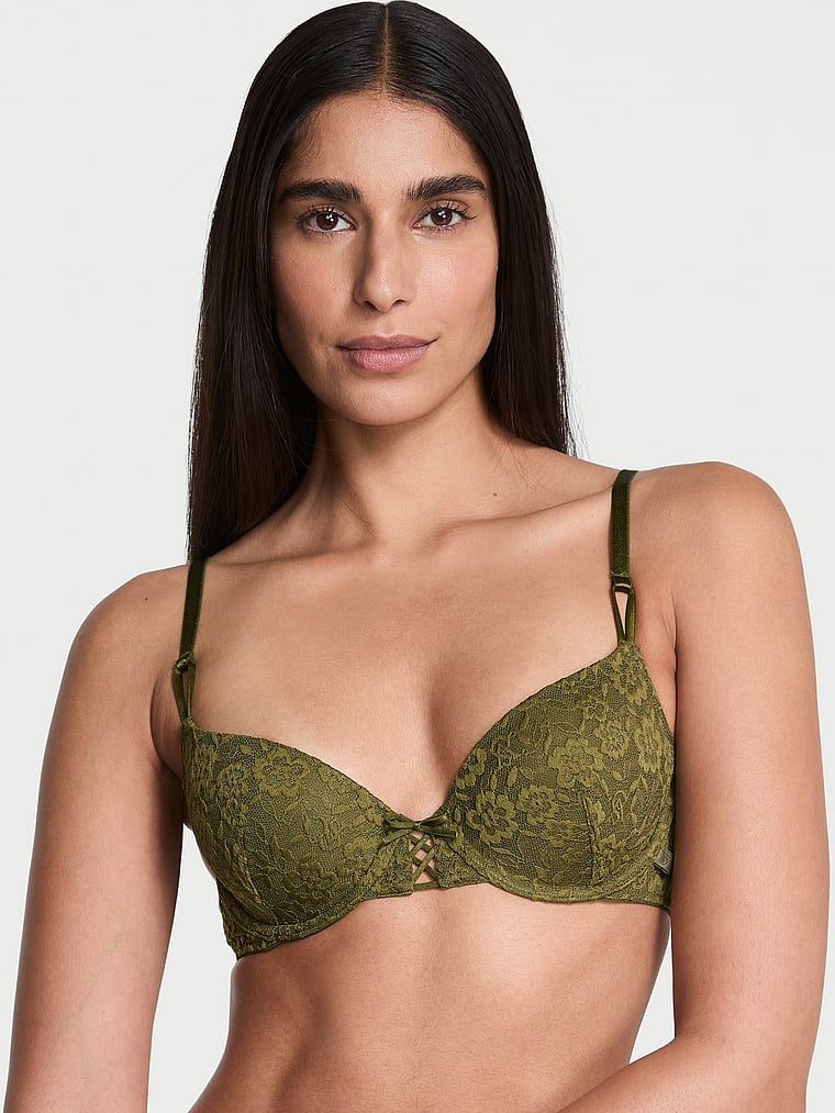 

Сексуальная футболка Lacie со шнуровкой и легкой подкладкой. Victoria'S Secret, lace green chameleon