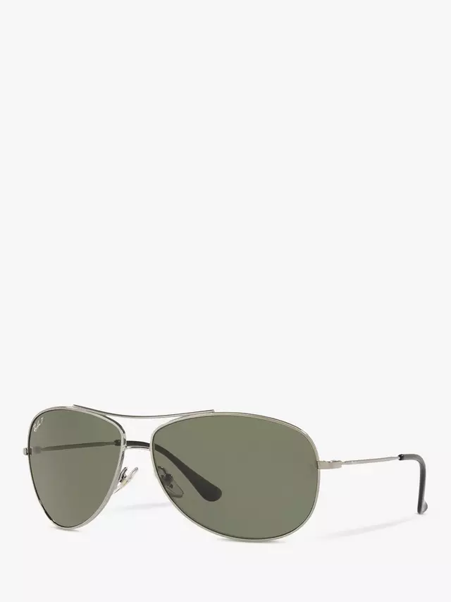 

Солнцезащитные очки Ray-Ban RB3293 Men's Polarised Aviator, цвет gunmetal/green