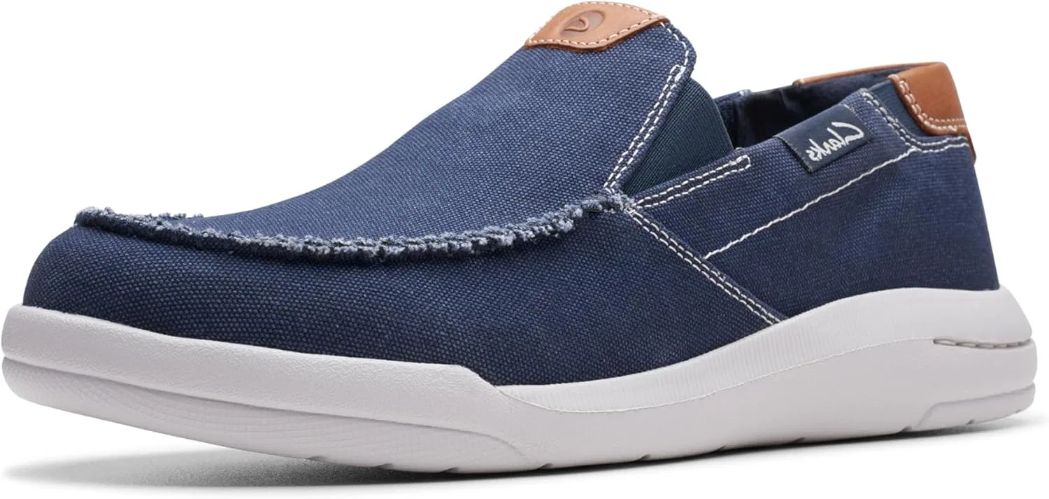 Мужские мокасины Clarks Driftlite Step, Navy Blue Combination
