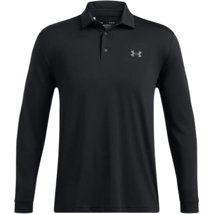 

Футболка поло мужская Playoff черный/каменный замок Under Armour, Black Castle Stone