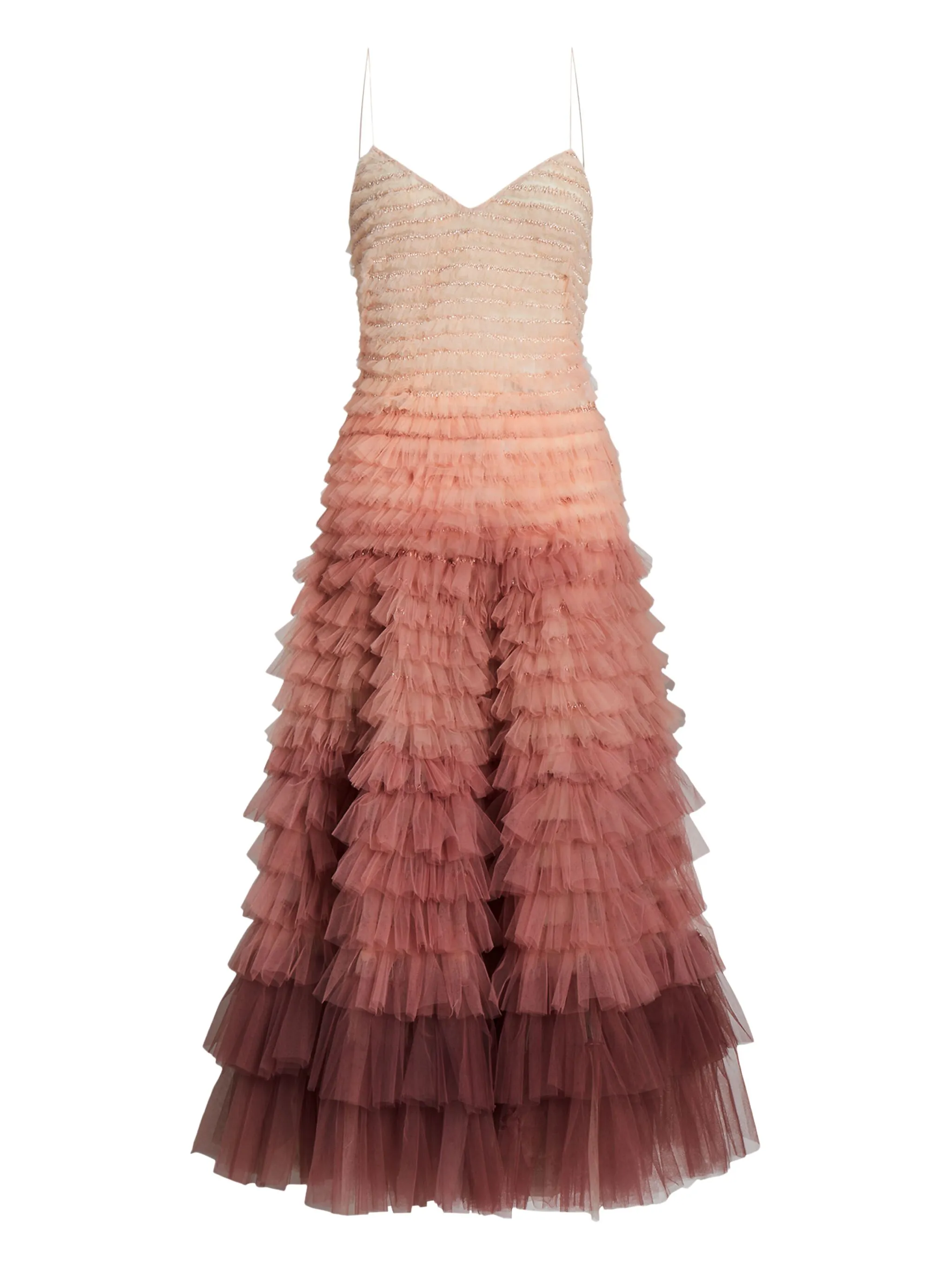 

Платье с оборками Ralph Lauren Collection, розовый