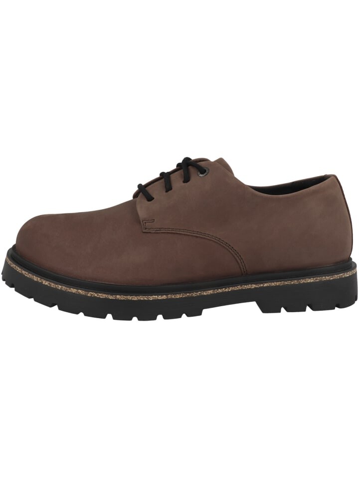 

Туфли на шнуровке Birkenstock Schnürschuhe Highwood Lace Low geöltes Leder, коричневый