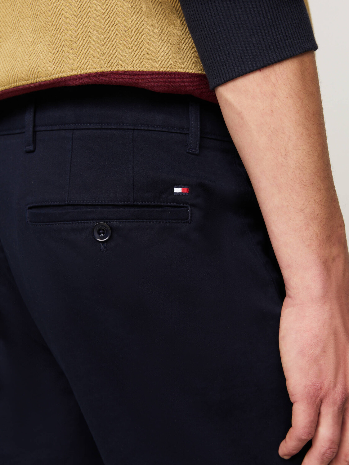 Брюки Tommy Hilfiger chino, темно-синий — фото 4