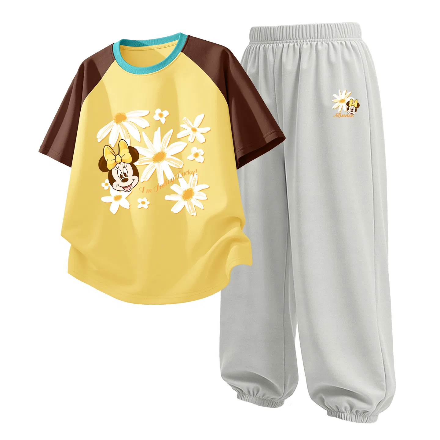 Детский спортивный костюм Casual Sportswear 2 Piece Set Disney, Dazzle Heart K Green Pink+Dazzle Heart K Soft Pink — фото 4