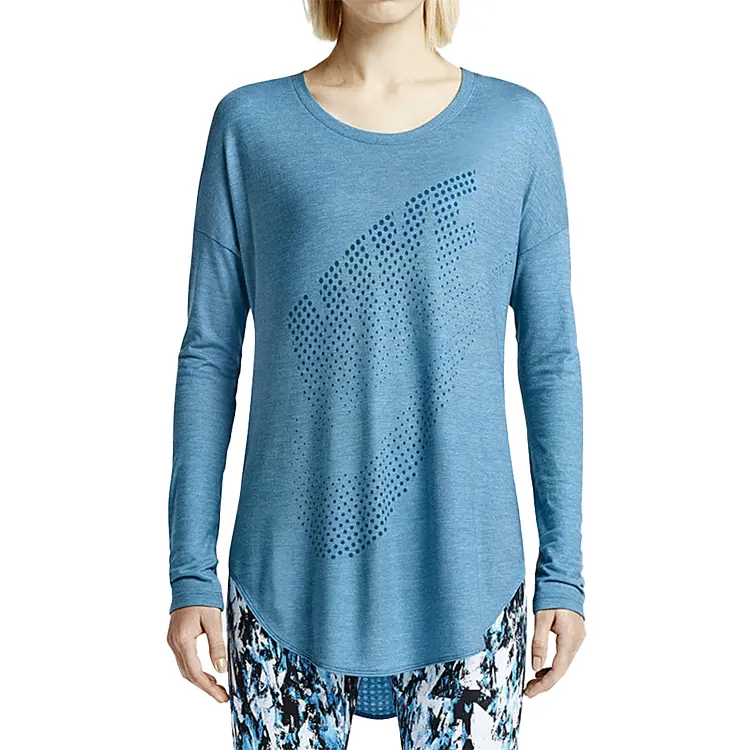 

Nike Футболка женская светло-голубая, Синий, Nike Футболка женская светло-голубая