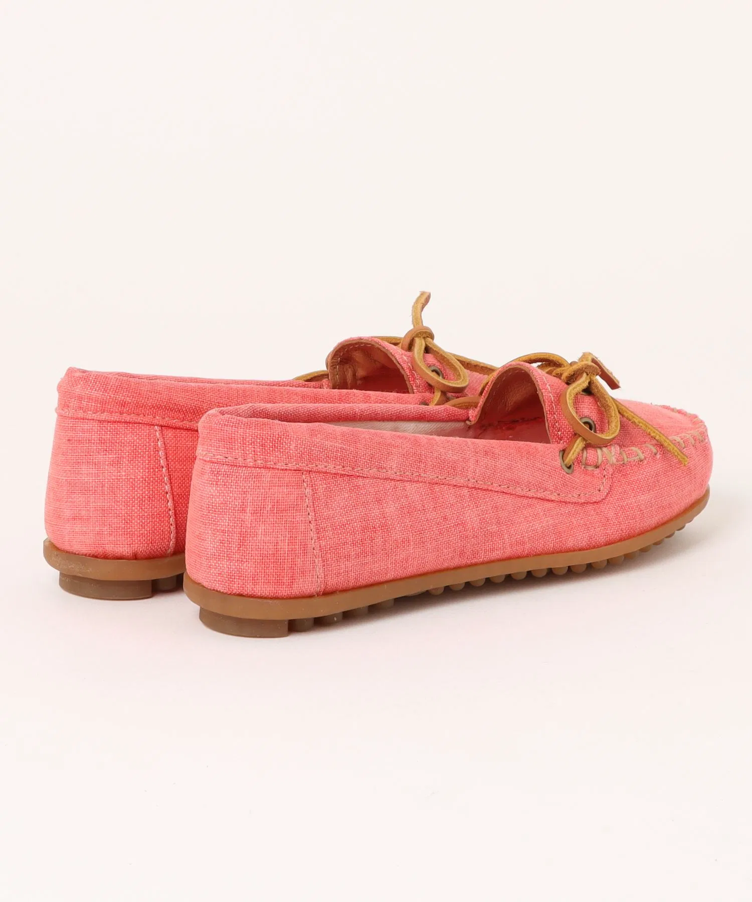 Унисекс мокасины из канваса Minnetonka CANVAS MOC жёлтые — фото 2