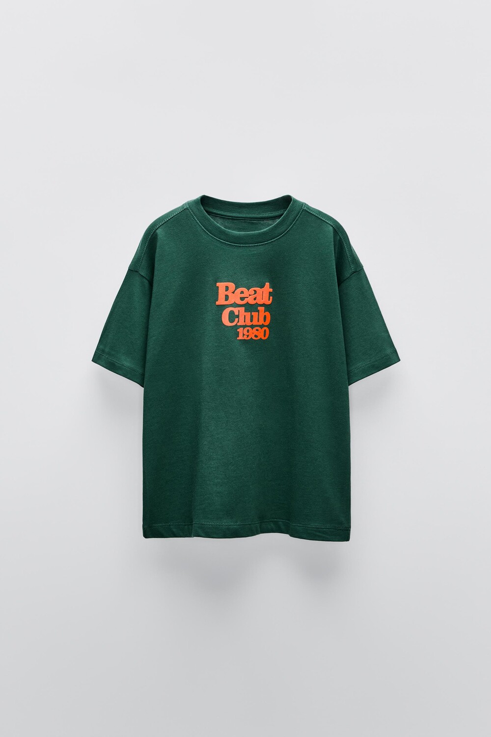 

Футболка с лозунгом ZARA, зеленый