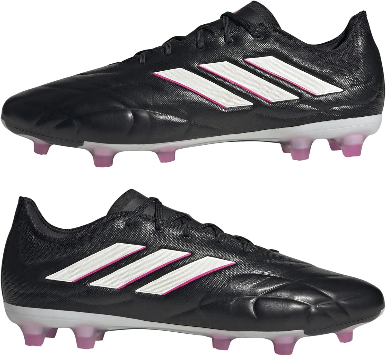 Мужские кроссовки Adidas Copa Pure.2 Fg, Core Black Zero Met Team Shock Pink 2 — фото 2