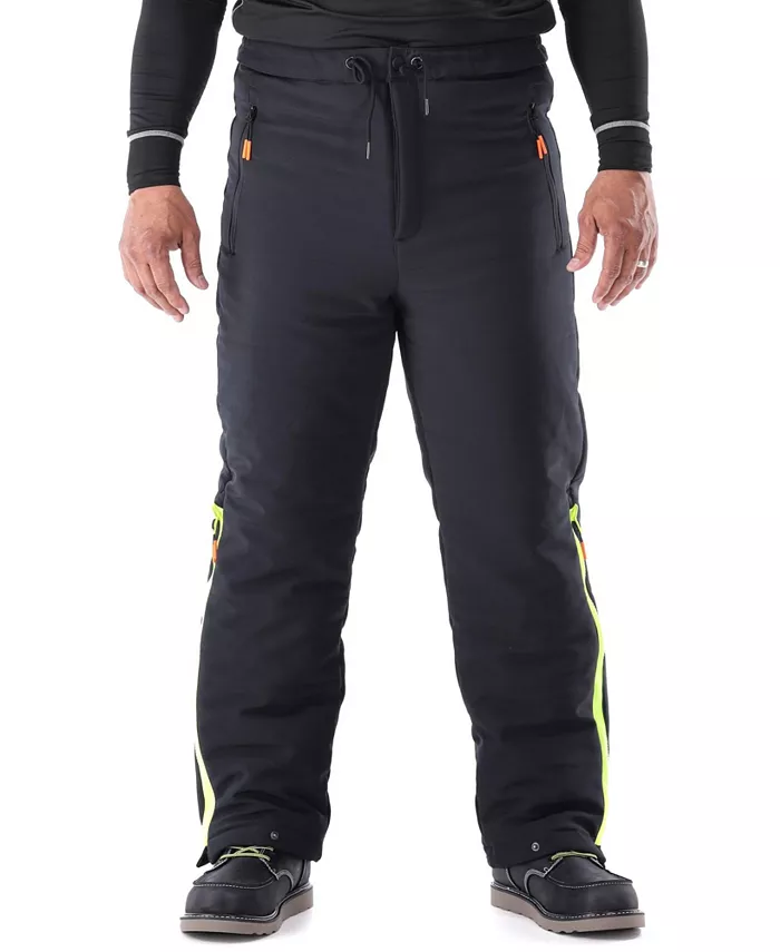 

Мужские утепленные стеганые брюки FrostFlex с защитой от холода до -20°F, гибкие и водоотталкивающие для работы RefrigiWear, черный