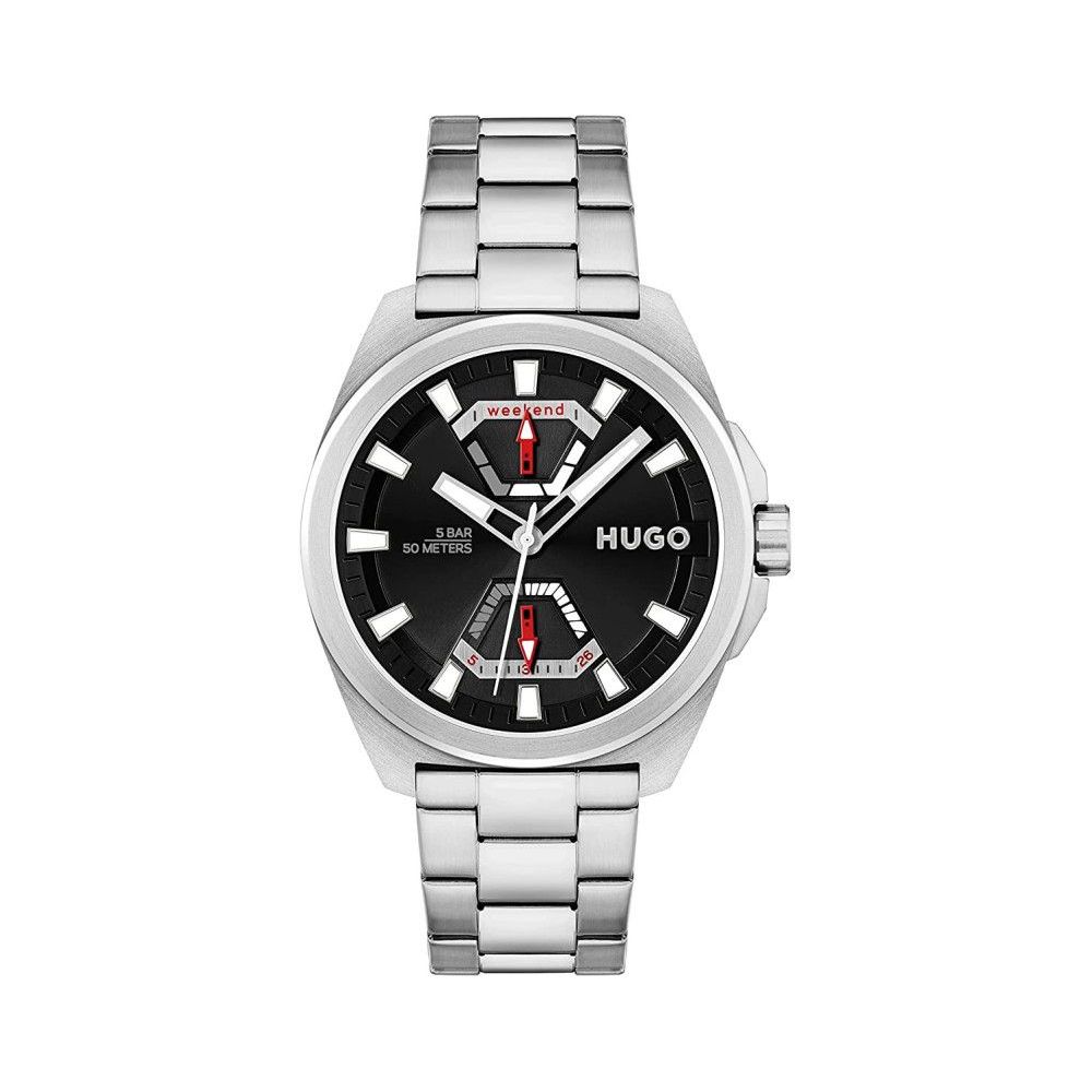 

Часы из серой нержавеющей стали Hugo Boss