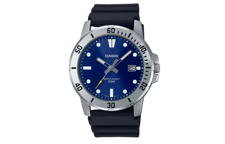 

CASIO Часы Men Standard Series 45mm Blue Watch MTP-VD01-2EV, Blue Dial