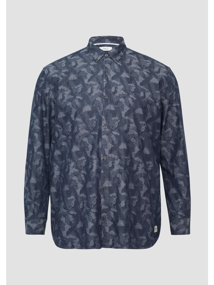 

Рубашка 58К2_темно-синяя s.Oliver