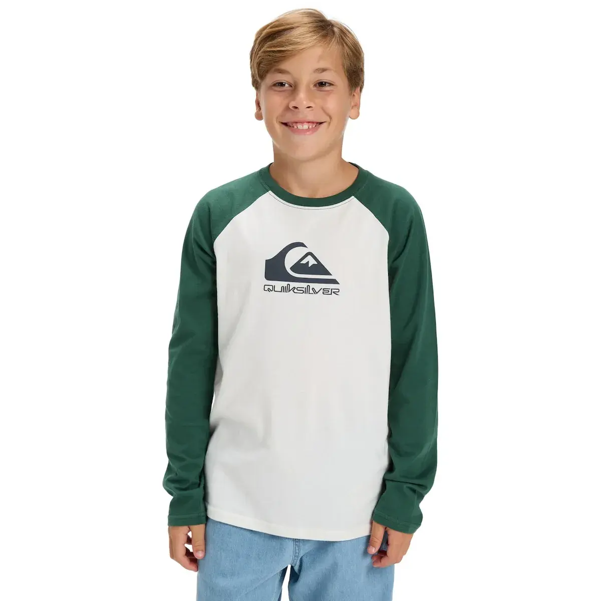 

Детская футболка Ev Omni Logo Raglan Quiksilver, белый