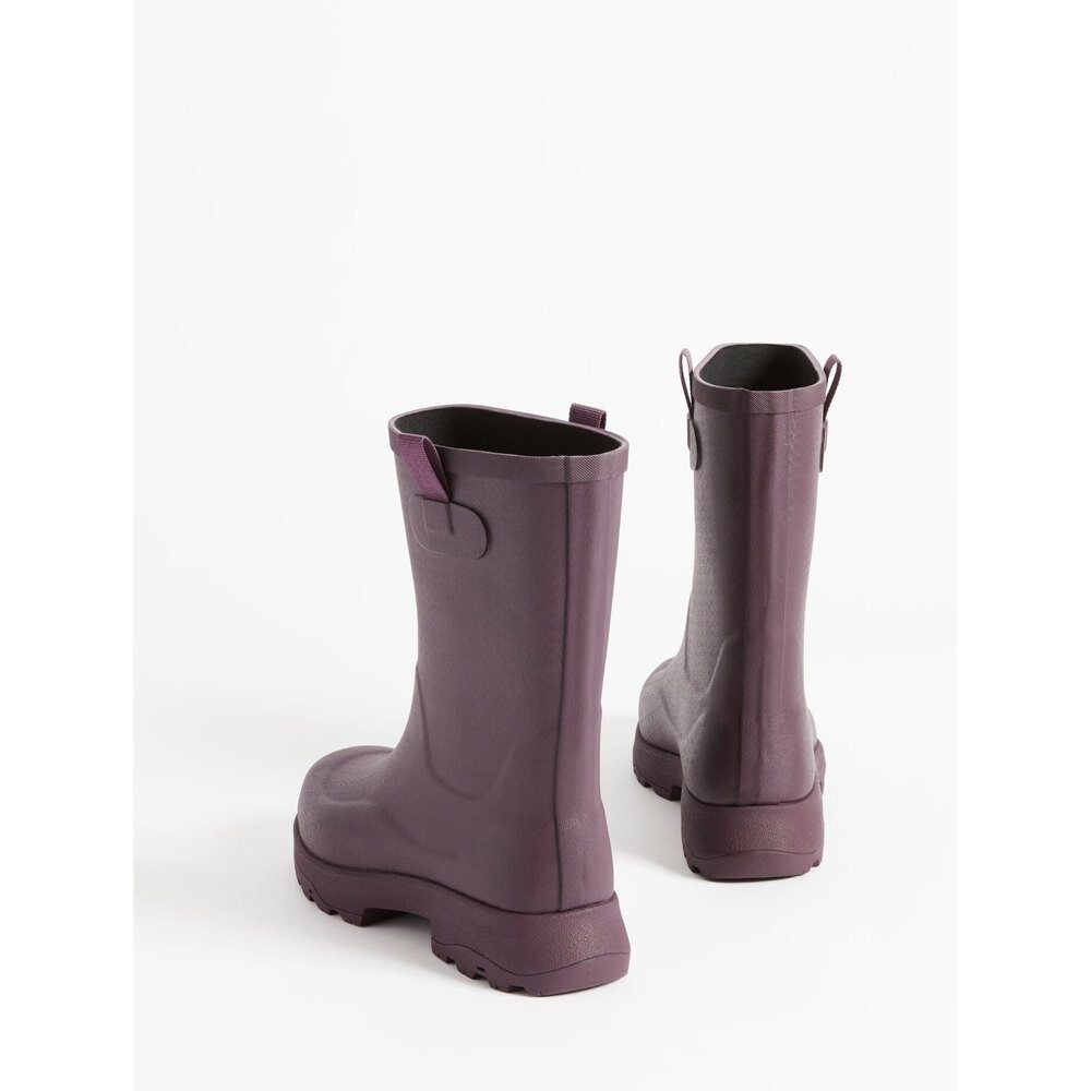 Сапоги женские резиновые Aigle Alya с логотипом, красный — фото 4