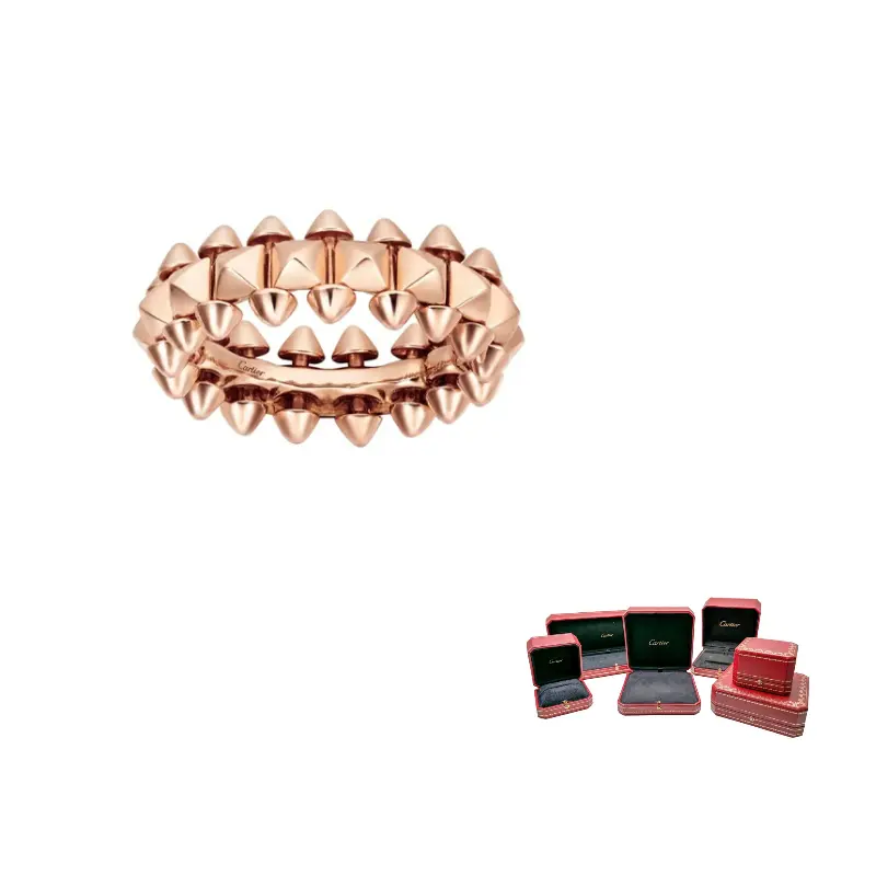 

18K розовое золото кольцо Clash Cartier, розовое золото