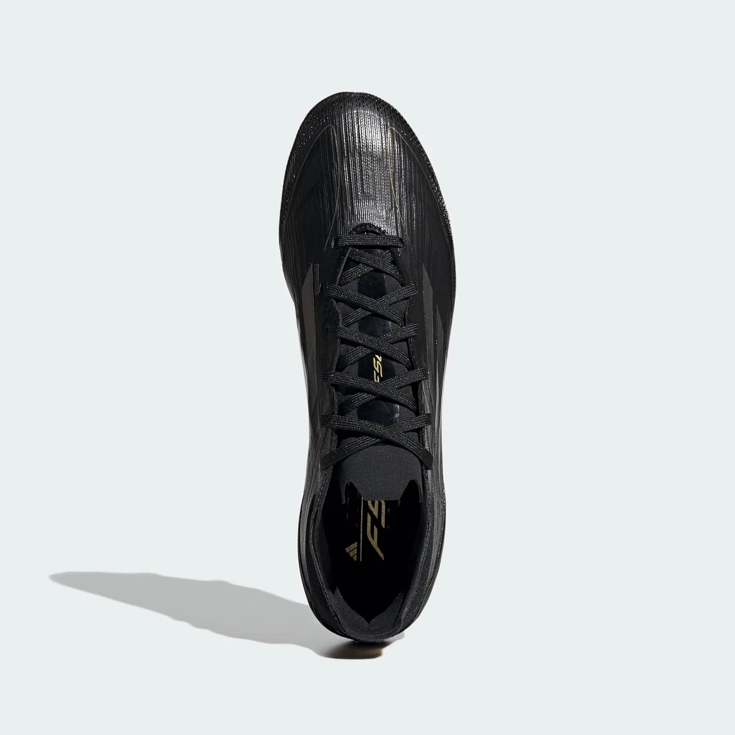 Кроссовки Adidas Unisex F50 Pro для твердого грунта, Core Black Iron Met Gold Met — фото 3