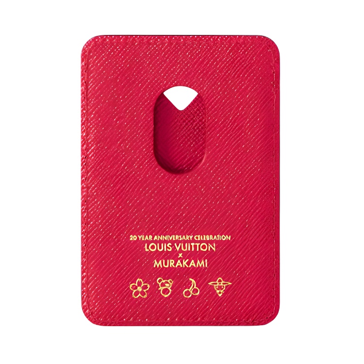 Карточка Такеси Мураками с магнитной застежкой коричневого цвета Louis Vuitton — фото 3