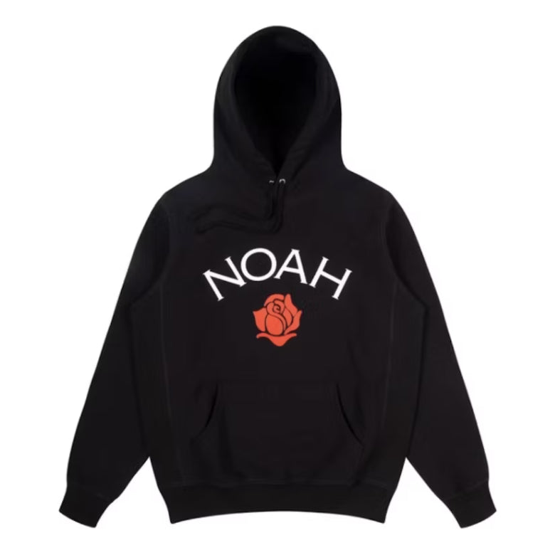 

Худи NOAH Rose Logo Hoodie 'Black', черный