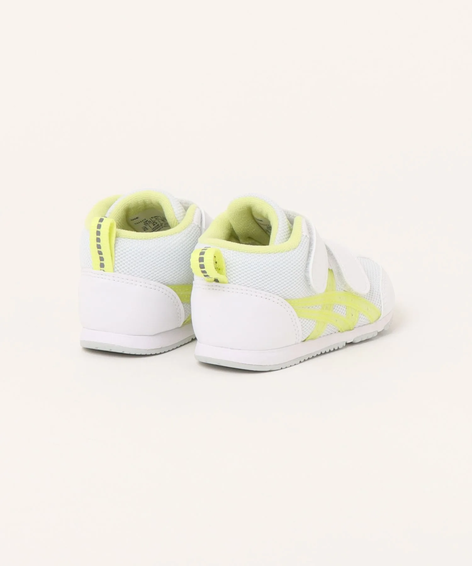 Детские кроссовки с антибактериальной стелькой Idaho Baby Mid T ASICS бело-желтые — фото 2