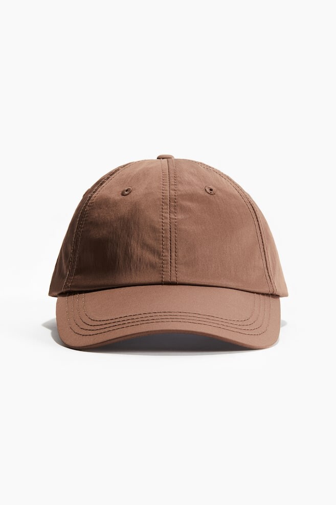 

Кепка из хлопкового твила H&M, коричневый