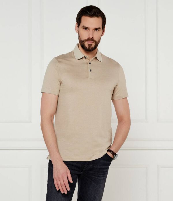 

Рубашка поло Slim fit Boss, желтый