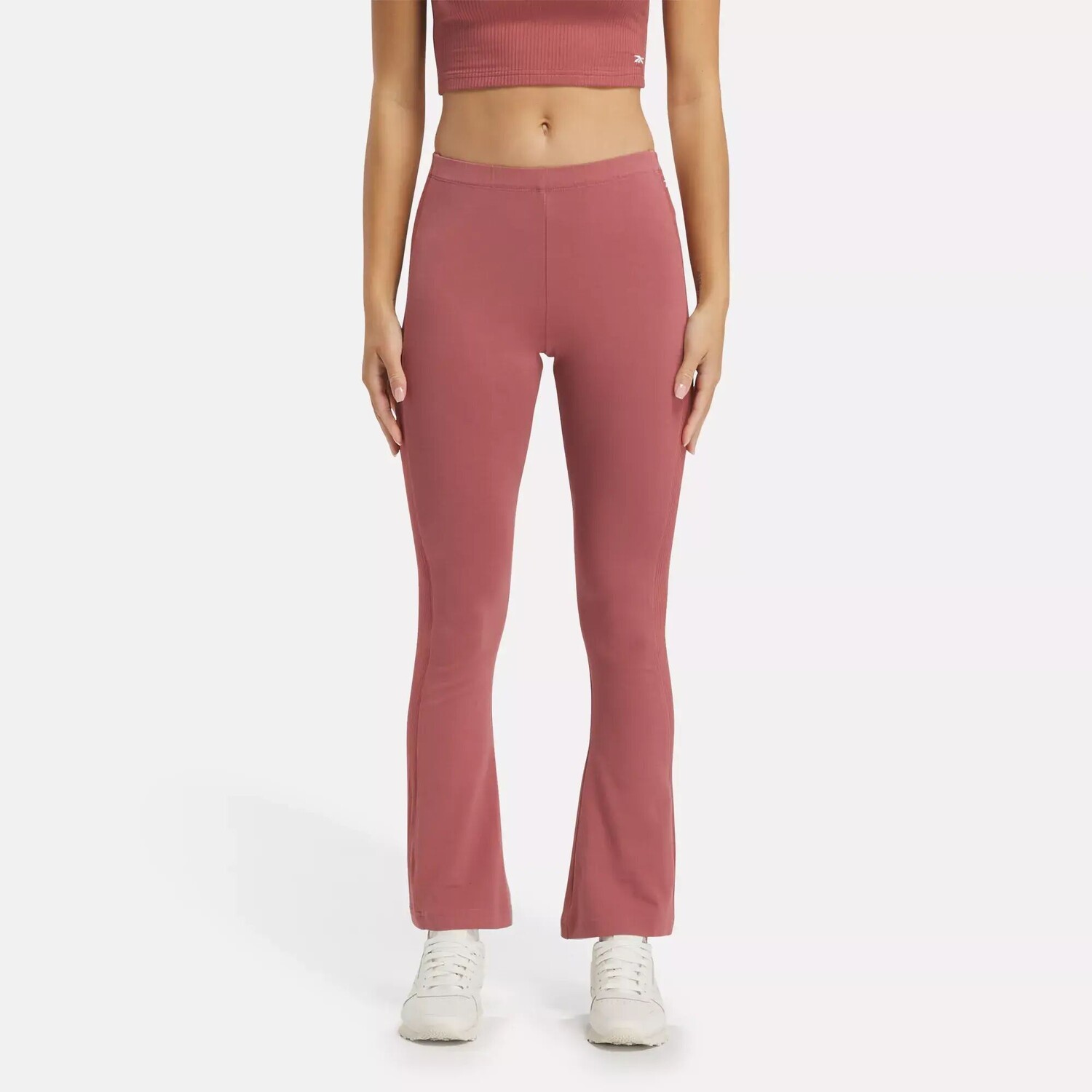 

Классические леггинсы-клеш Reebok, малиновый