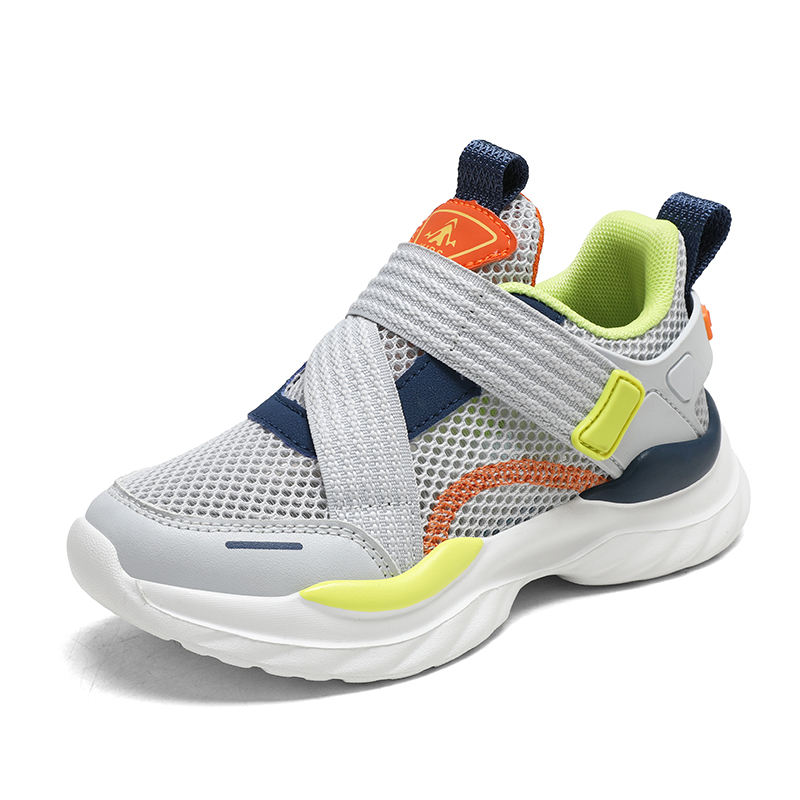 

Дышащая и износостойкая повседневная обувь для детей FIRS Kids, серый/оранжевый