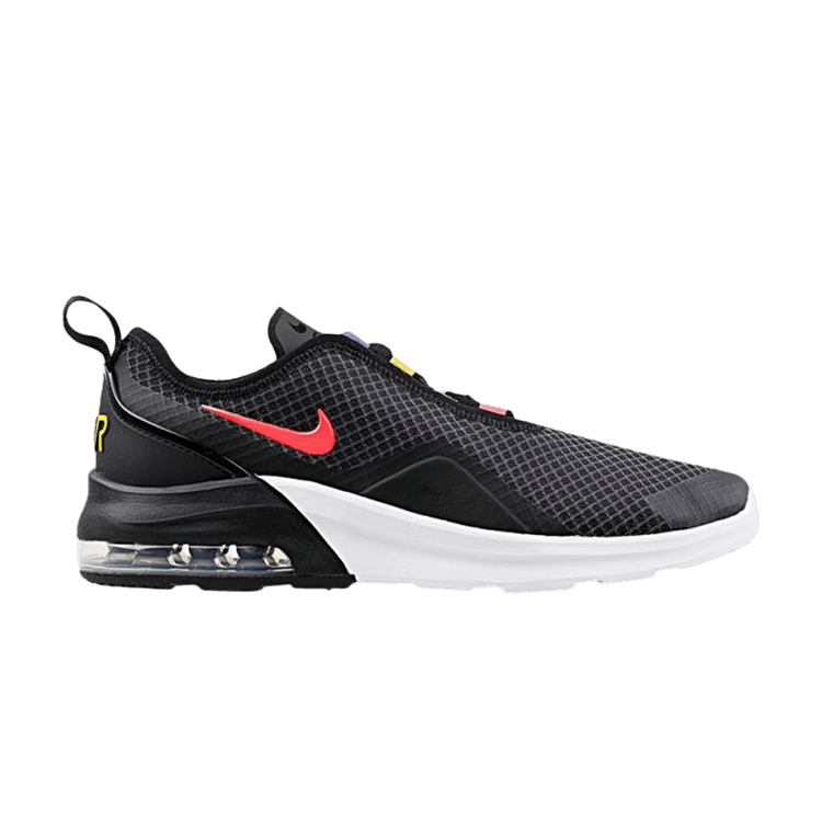 

Кроссовки Air Max Motion 2 GS 'Black Flash Crimson', черный