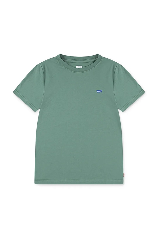 

Детская хлопковая футболка LVB Batwing Chest Hit Levi'S, зеленый