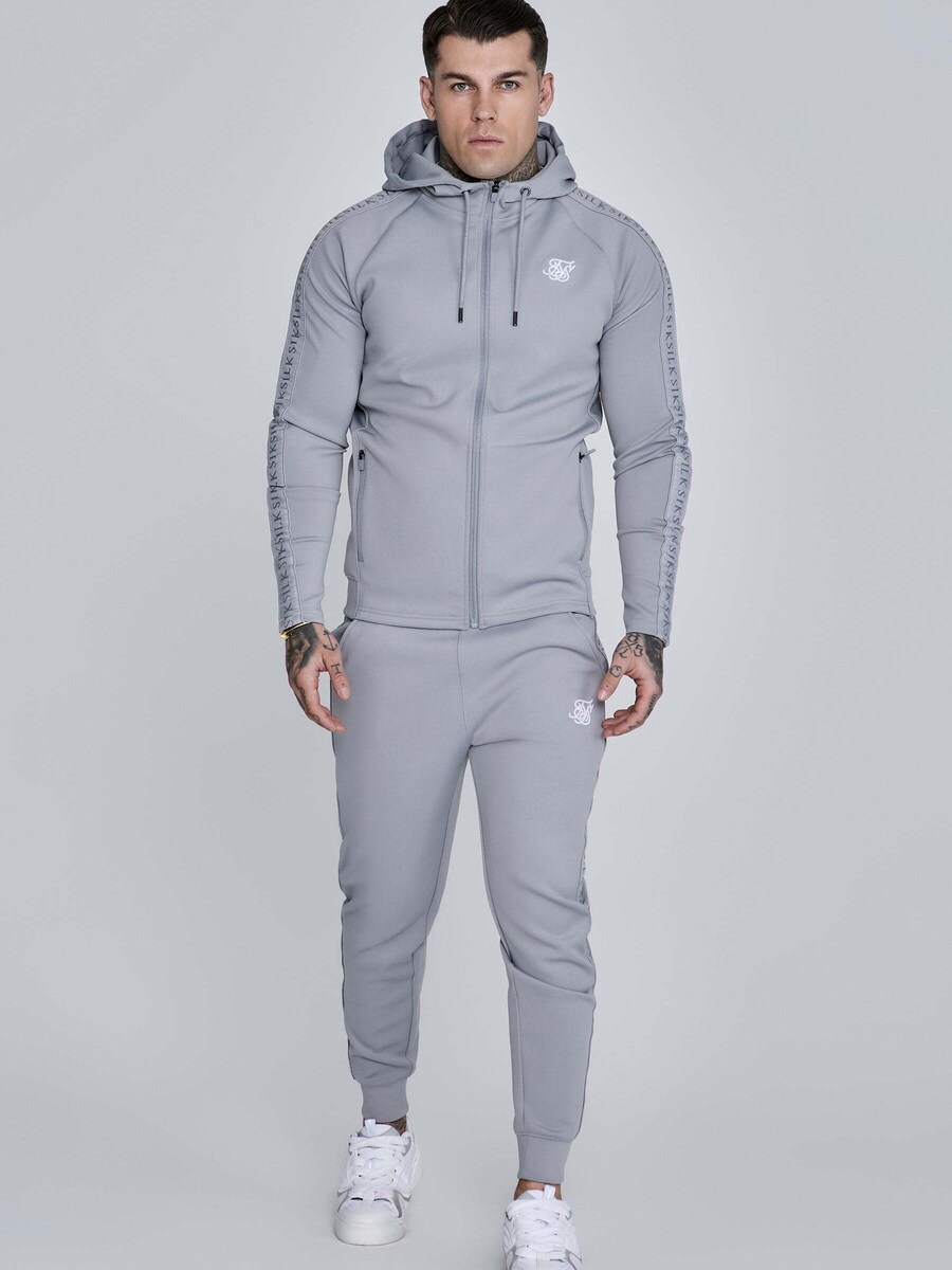 

Спортивный костюм SikSilk Hoodie And Joggers Set, серый