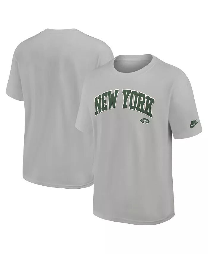

Мужская серебристая футболка New York Jets Rewind Max90 Statement Nike