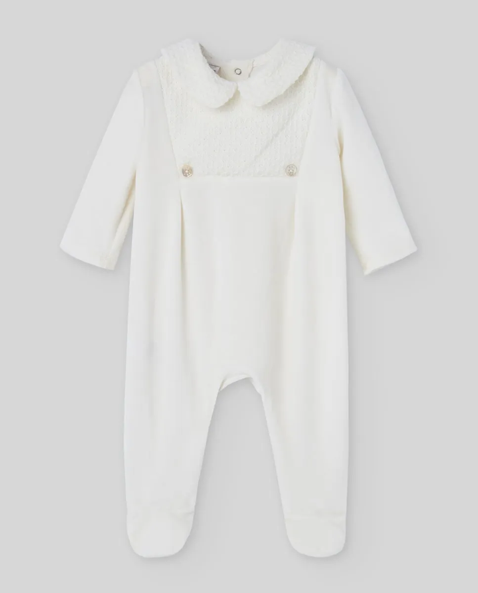 

Комбинезон для младенца из коллекции «Нежность» PAZ Rodríguez, белый