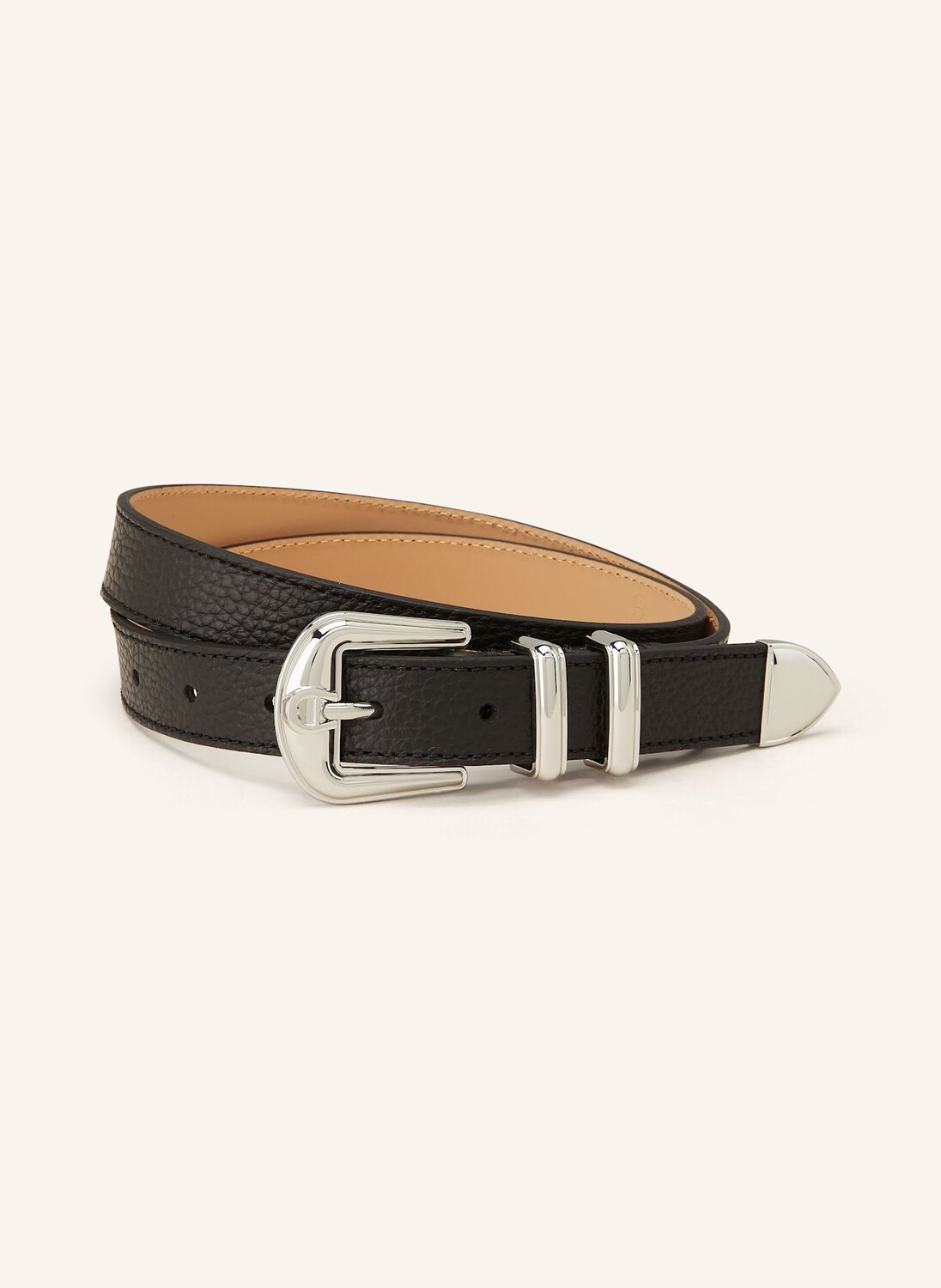 

Кожаный ремень AIGNER, черный