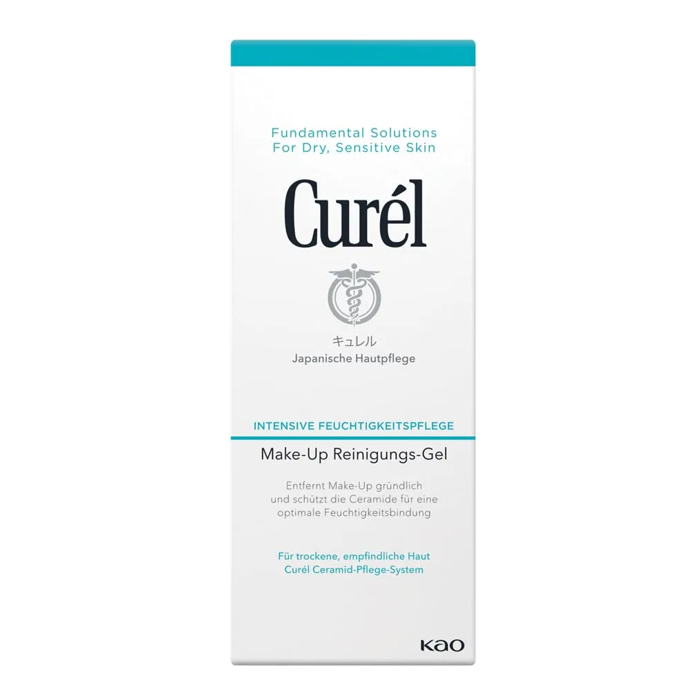 Пенка для умывания Curel — Очищающий гель для снятия макияжа Curél Make-Up Cleansing Gel, 130 г — фото 2