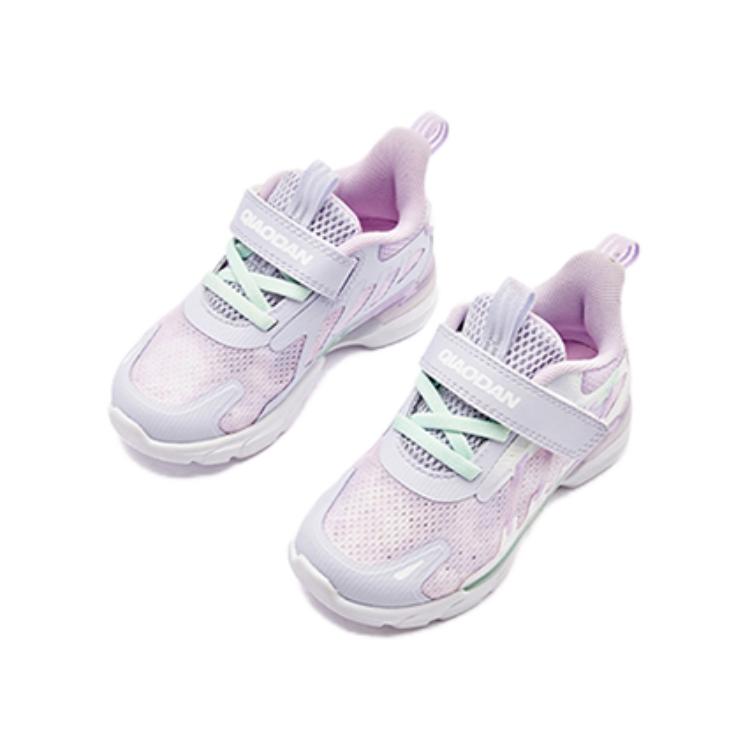 QIAODAN Детские противоскользящие ботинки Baby Wind Concentrator 5 Low top, цвет Purple — фото 4