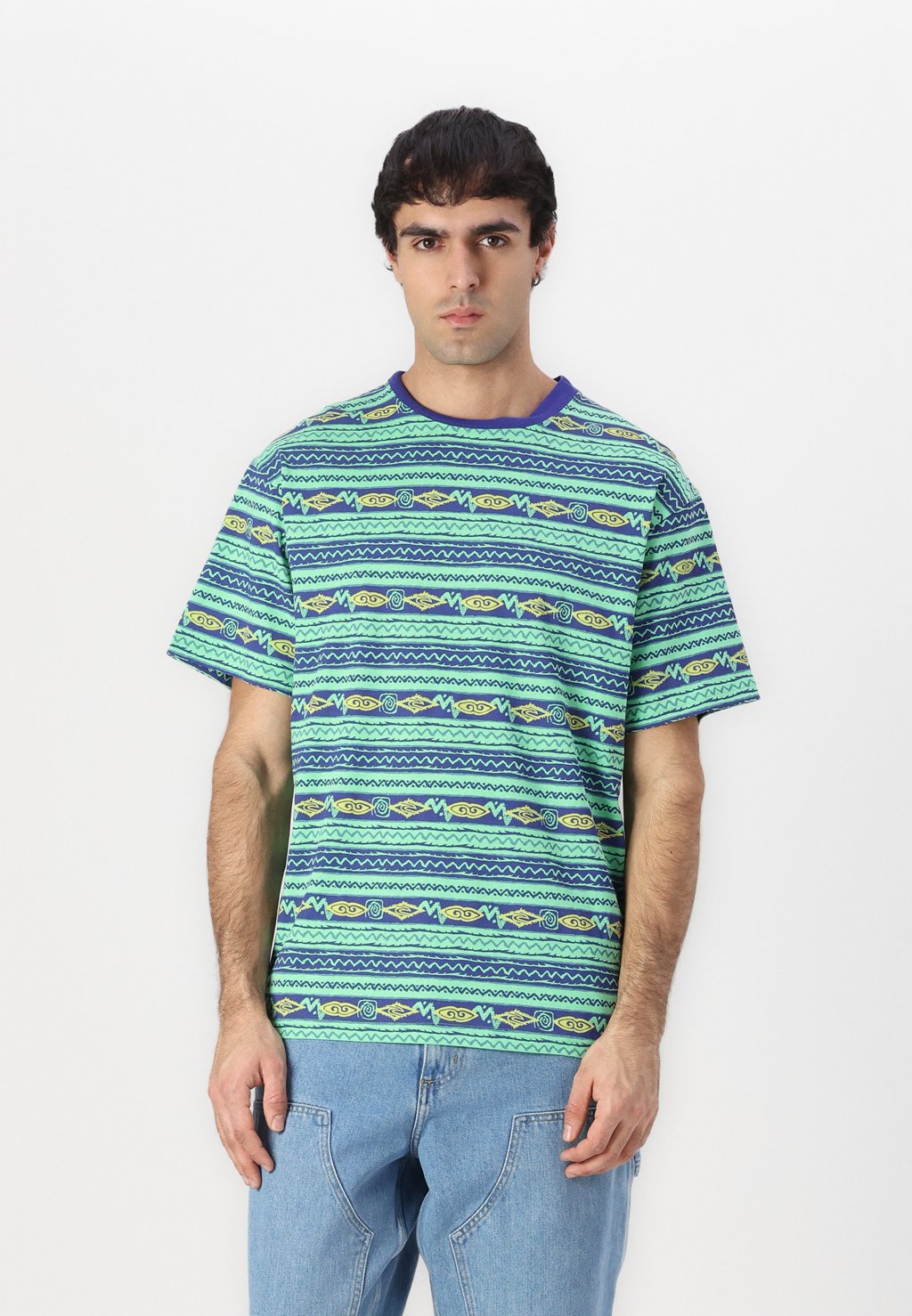 

Футболка с принтом RAW ENERGY VIBAL TEE UNISEX Rip Curl, зеленый