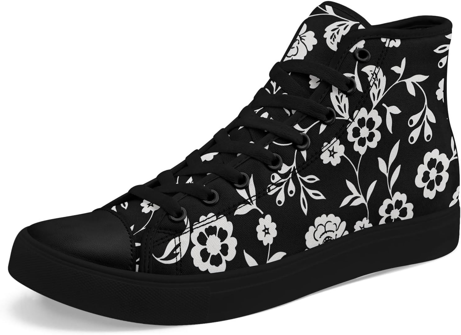 

Высокие кеды из холщовой ткани AWSOLE для мужчин и женщин, модный подарок, дышащие, унисекс, уличная обувь, плоские прогулочные туфли, белый/черный