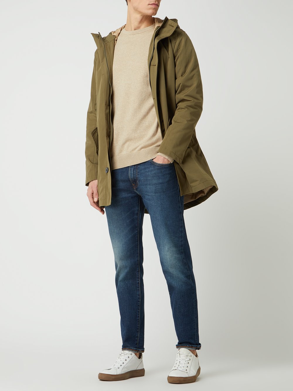 

Свитер из хлопка пима, модель «Берг» SELECTED HOMME