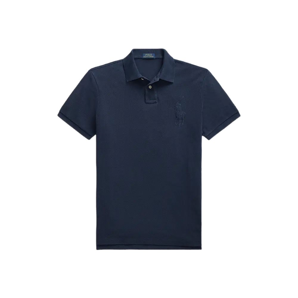 

Поло с вышивкой Polo Pony Polo Ralph Lauren, синий