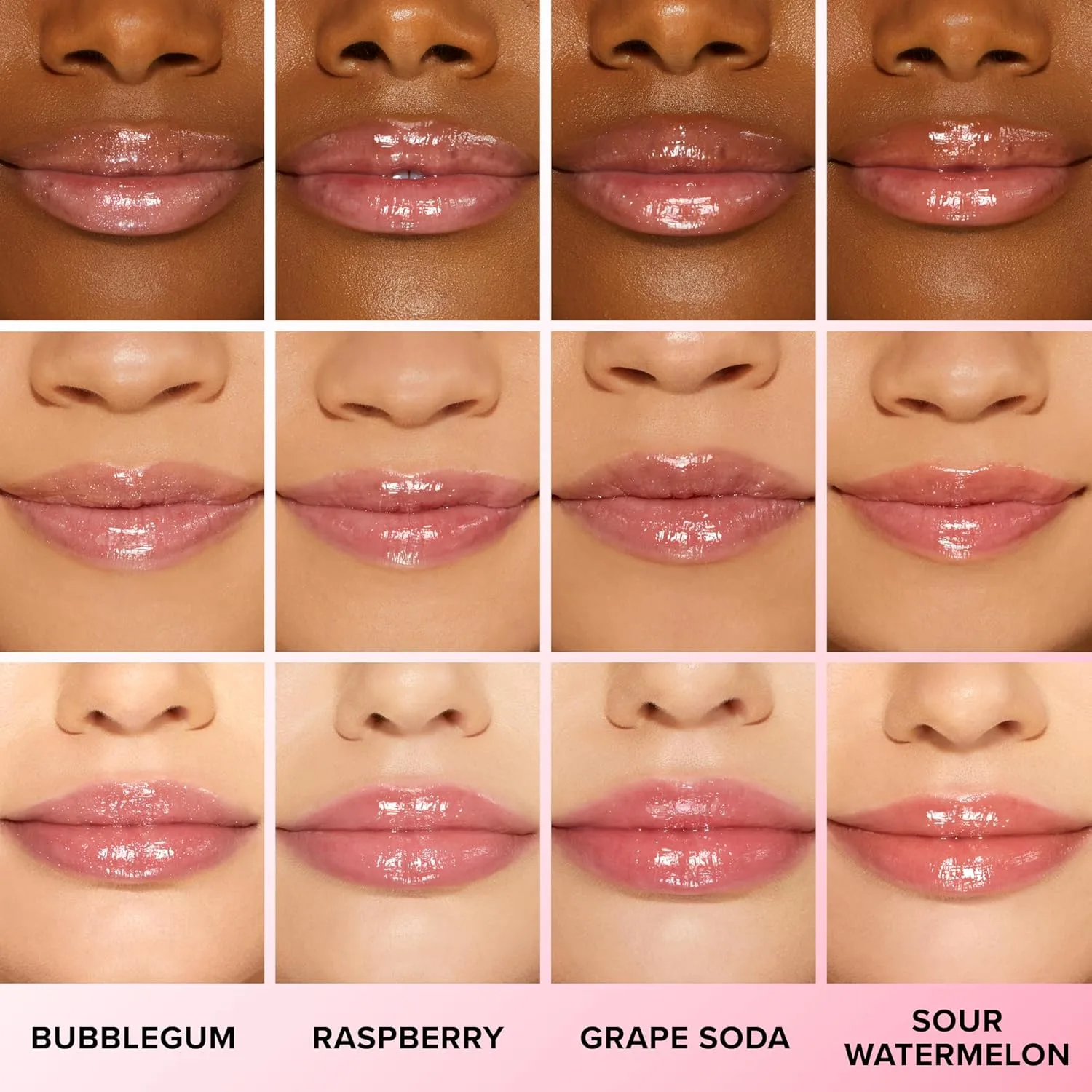 Блеск для губ Too Faced Kissing Jelly Lip Oil Gloss | Увлажняющее масло и блеск для губ, обеспечивающие мгновенное увлажнение и блеск., 02 Cream Soda (Sparkling Champagne) — фото 3