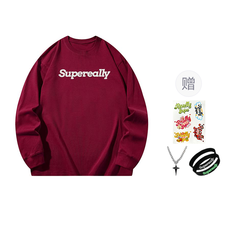 

Футболка унисекс SUPEREALLY, бордовая (с ожерельем)