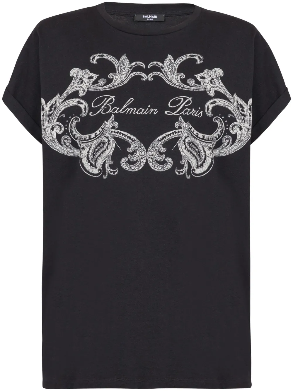 

Футболка с логотипом BALMAIN, черный